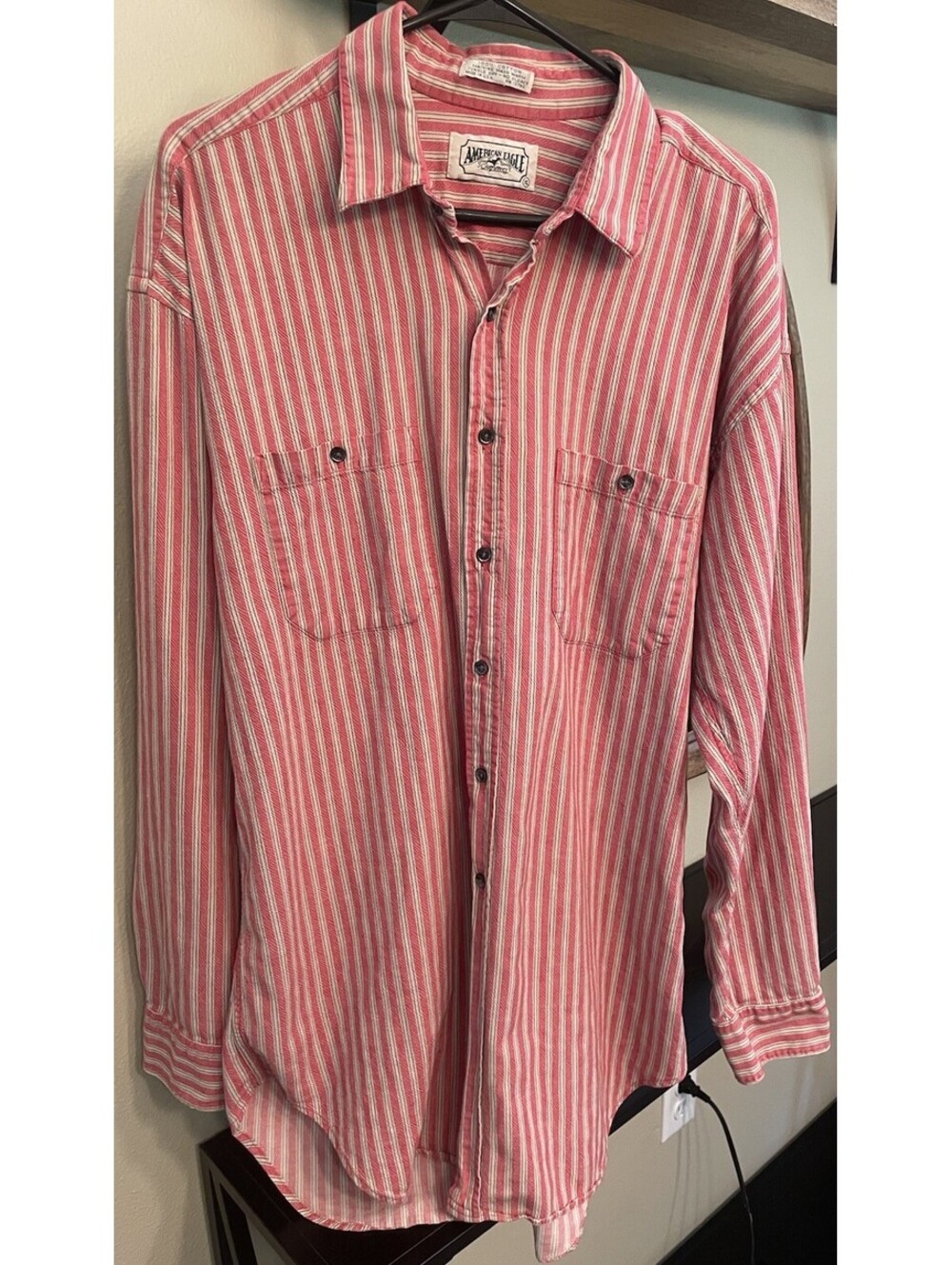 Vintage Men’s American Eagle Button Down Shirt Size XL